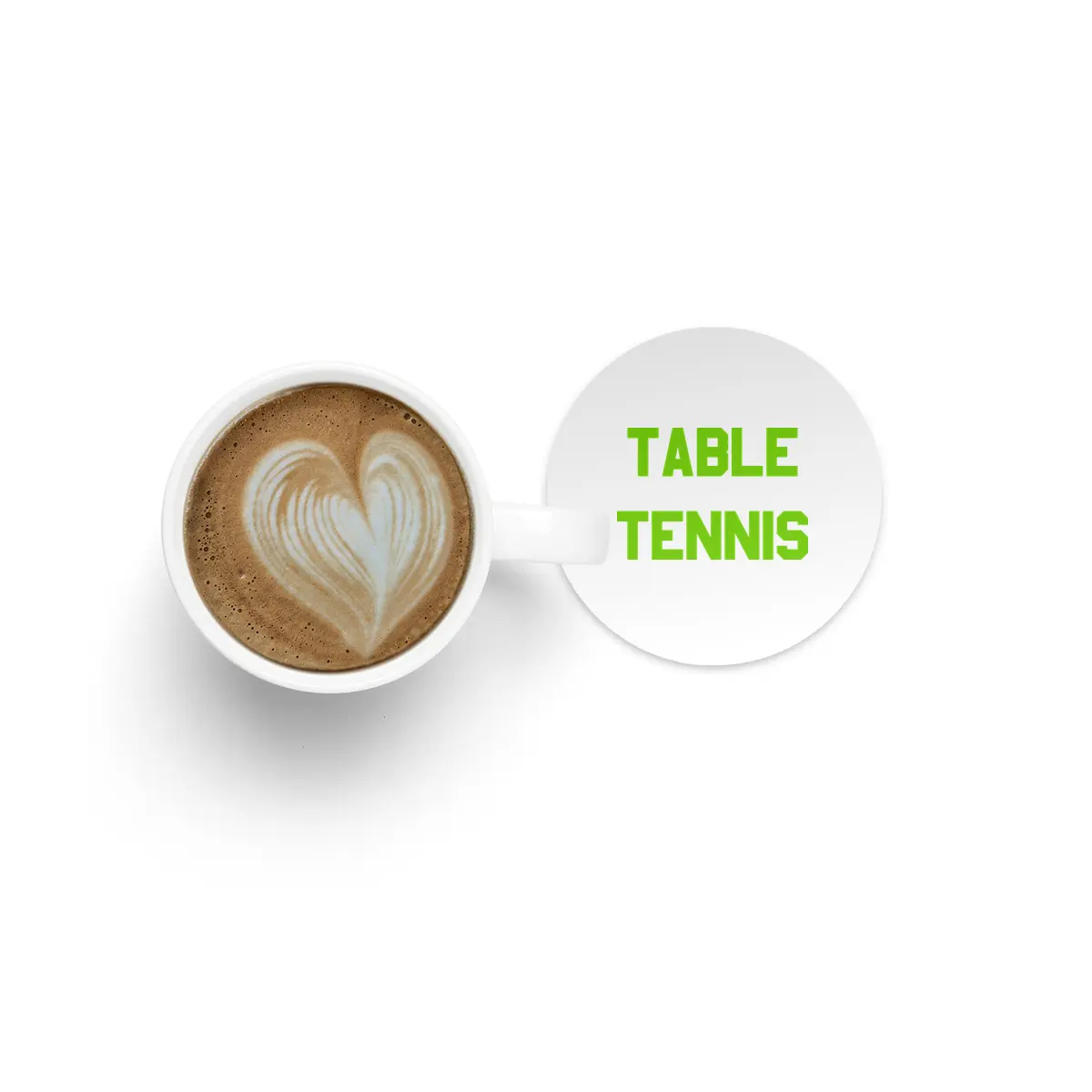 Table Tennis Bardak Altlığı