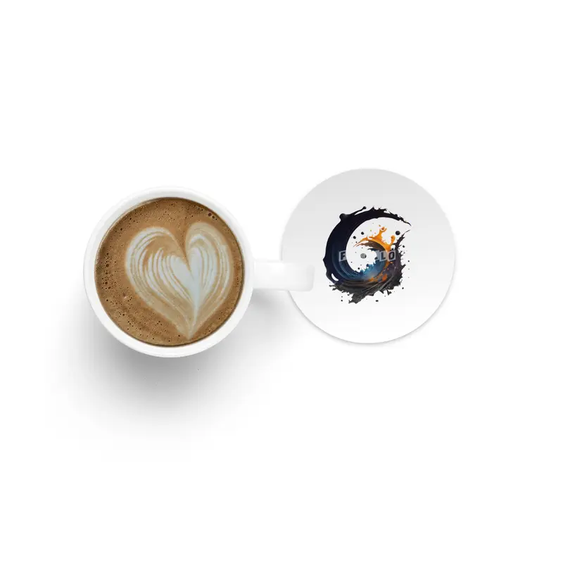 ink splash Bardak Altlığı