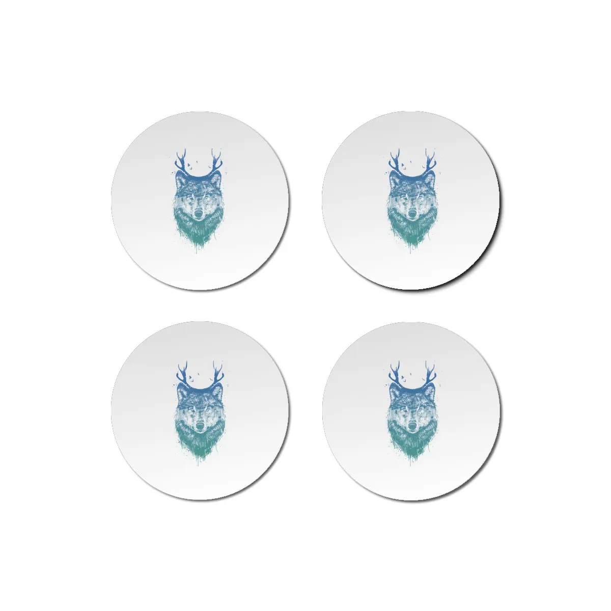 Deer wolf Bardak Altlığı