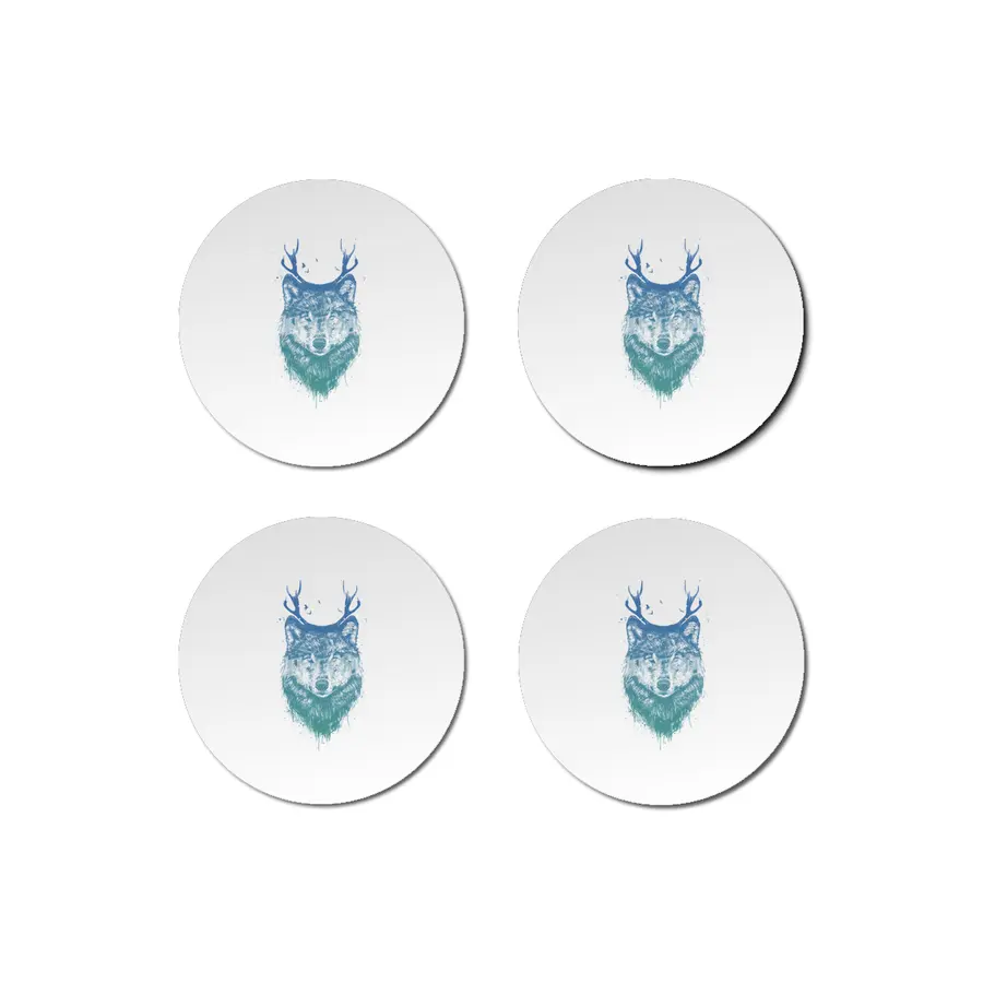 Deer wolf Bardak Altlığı