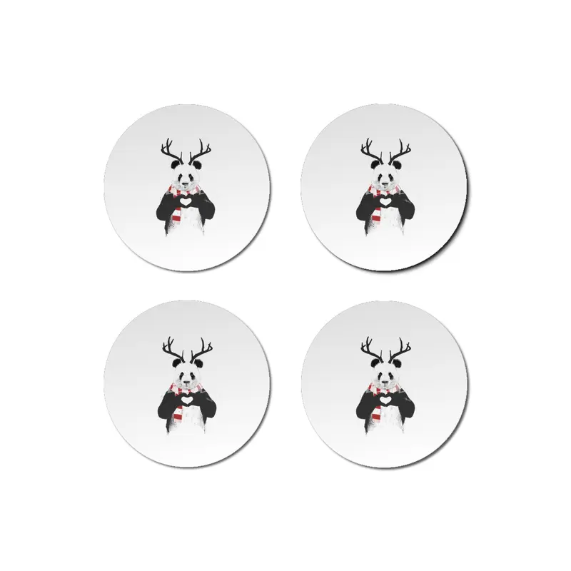 Xmas panda Bardak Altlığı