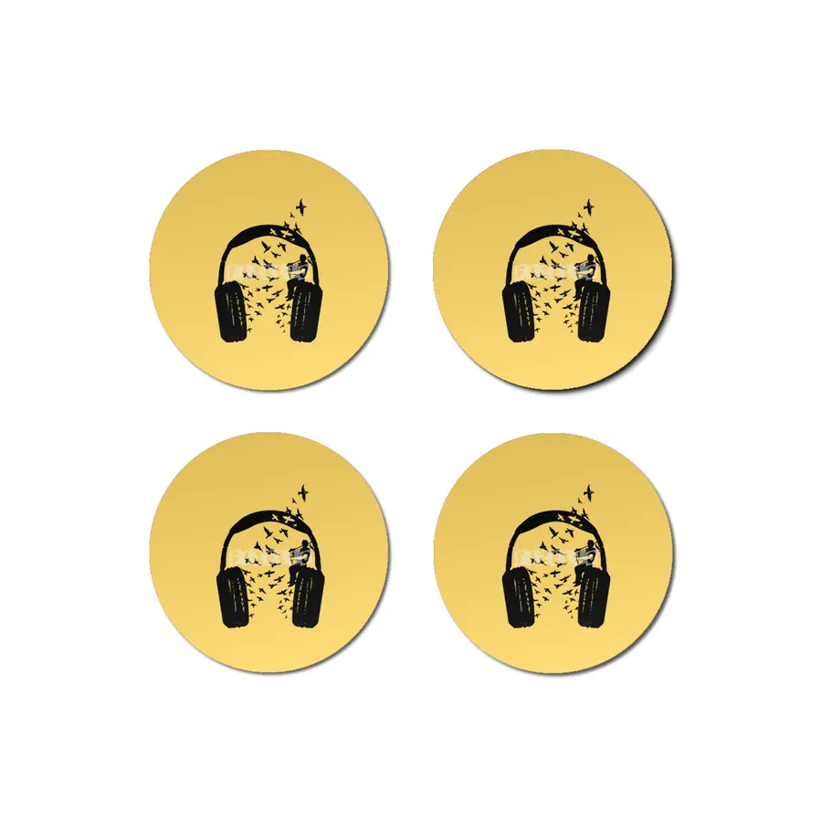 Headphone Bagpipes Bardak Altlığı