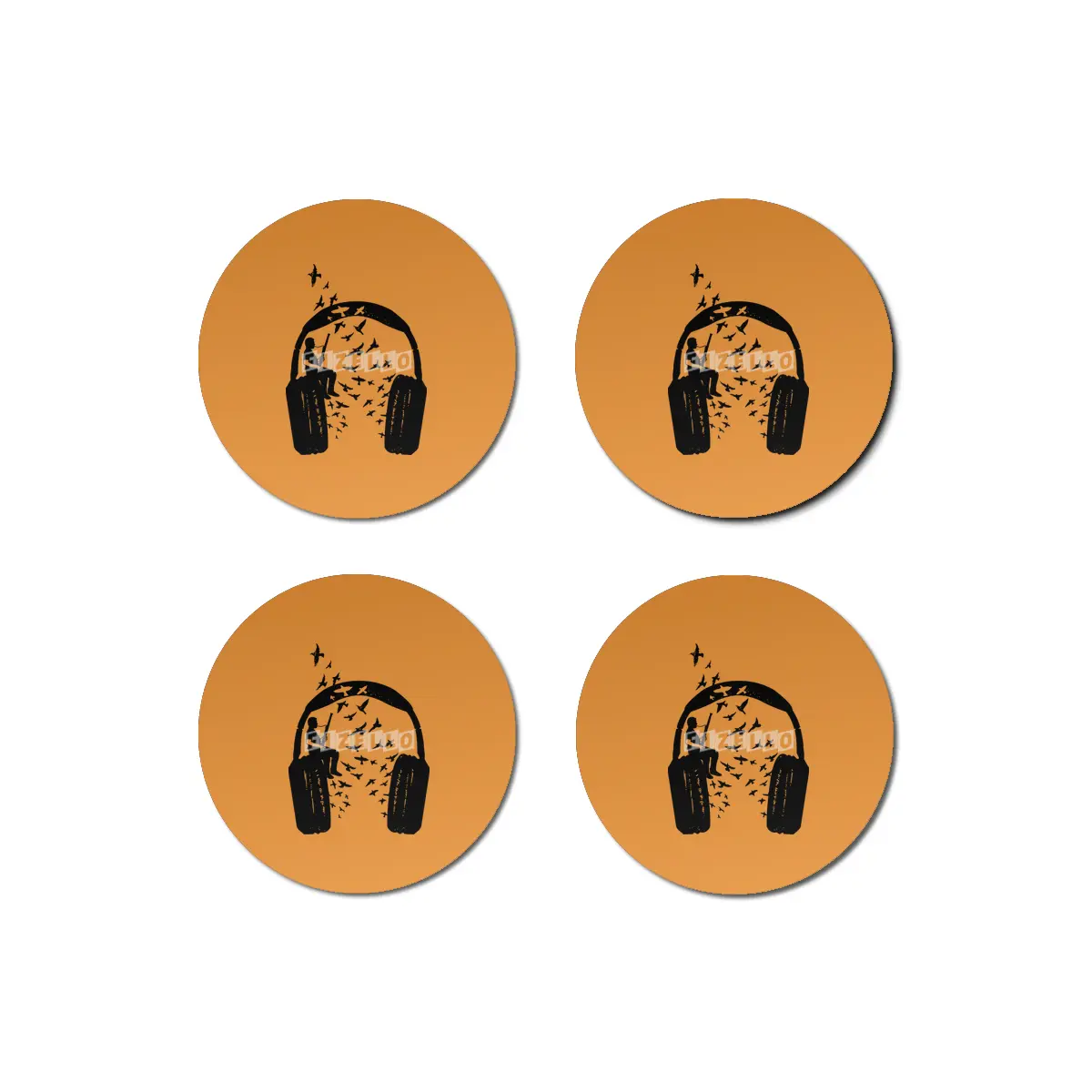 Headphone Bassoon Bardak Altlığı