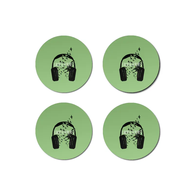 Headphone Double Bass Bardak Altlığı
