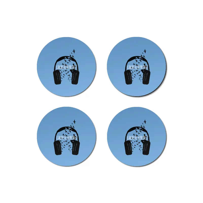 Headphone Electric Guitar Bardak Altlığı