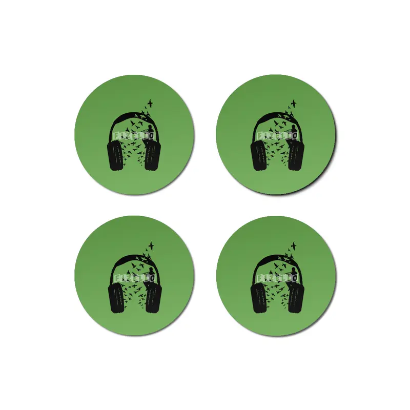 Headphone Flute Bardak Altlığı