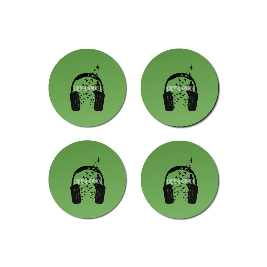 Headphone Flute Bardak Altlığı