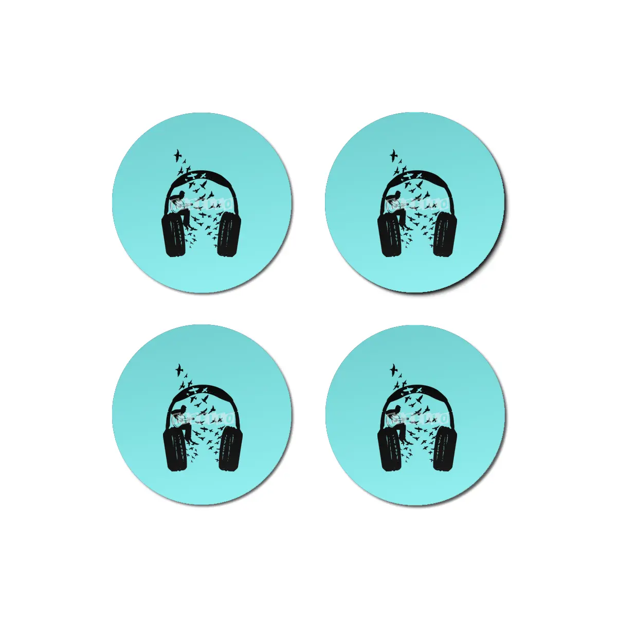 Headphone guitar Bardak Altlığı