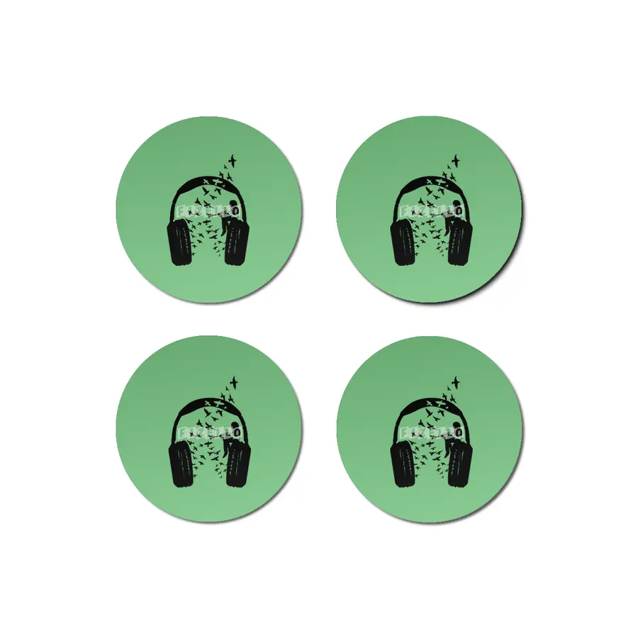 Headphone Hang Drum Bardak Altlığı