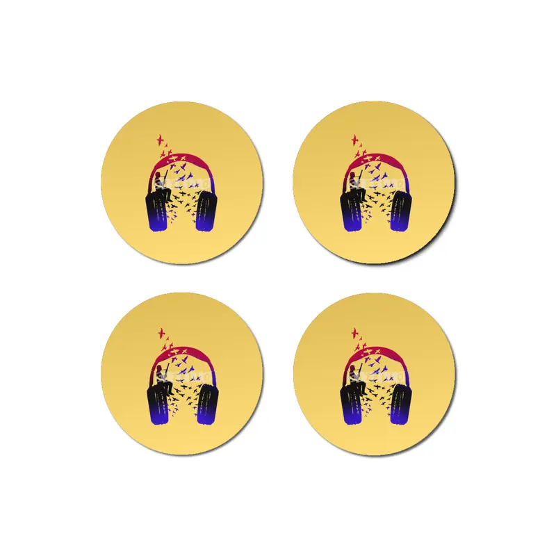 Headphone Music bassoon Bardak Altlığı