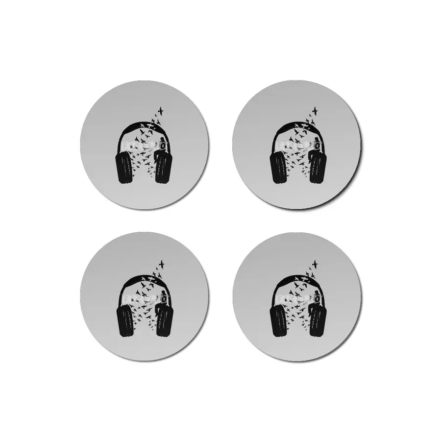 Headphone Trombone Bardak Altlığı