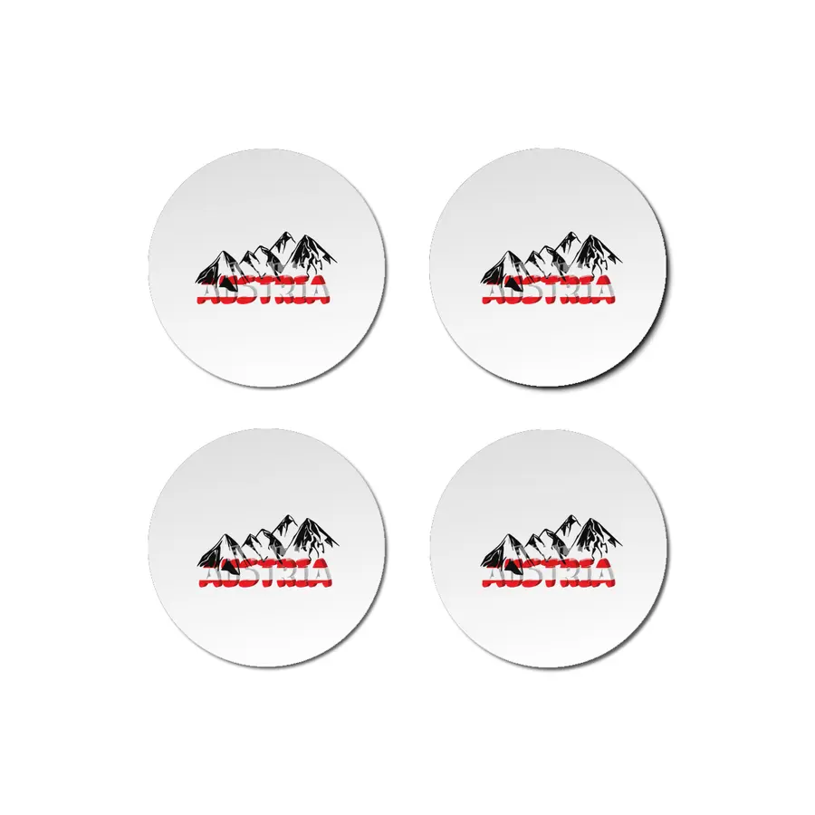 Austria Holiday Climbing Alps Mountains Gift Bardak Altlığı