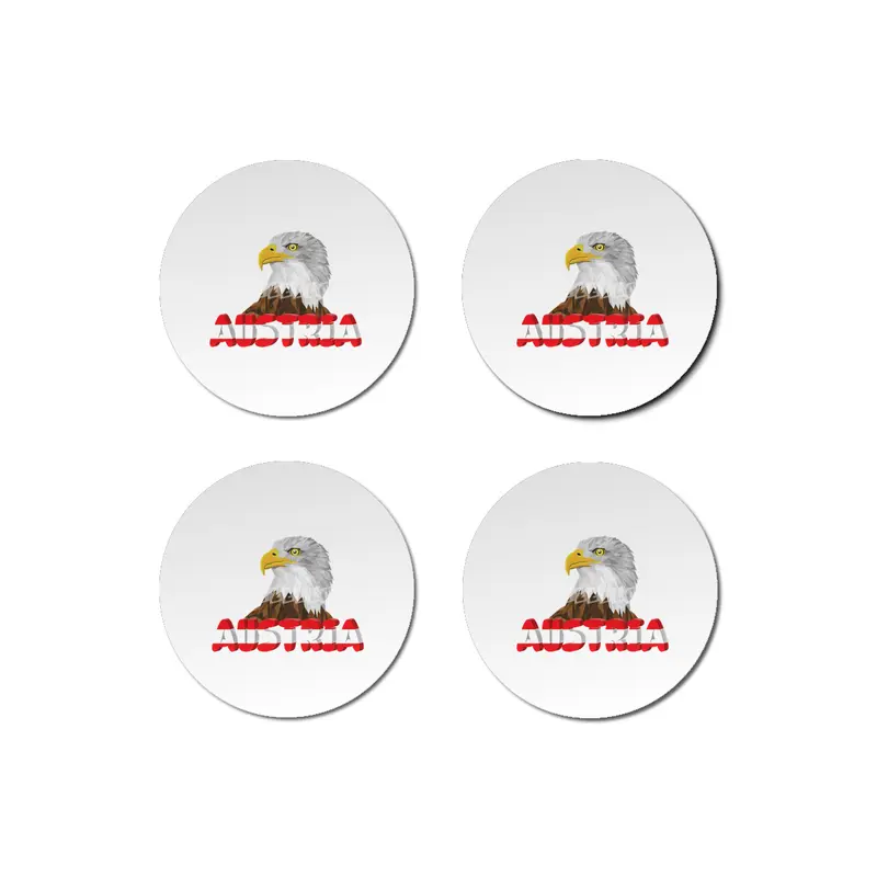 Austria Holiday Eagle Alps Mountains Gift Bardak Altlığı