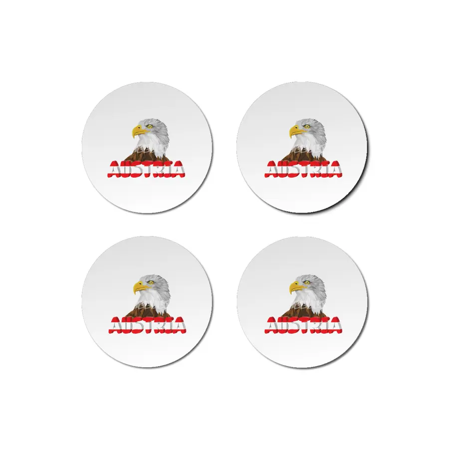 Austria Holiday Eagle Alps Mountains Gift Bardak Altlığı