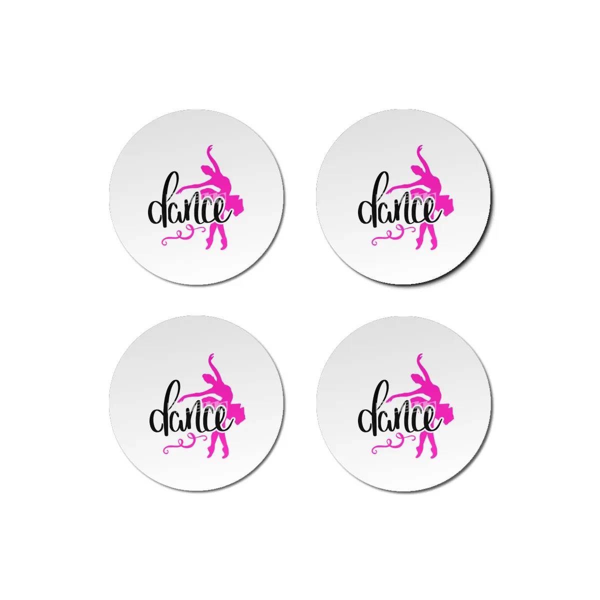 Ballet Dance Dancer Dancer Ballerina Gift Bardak Altlığı