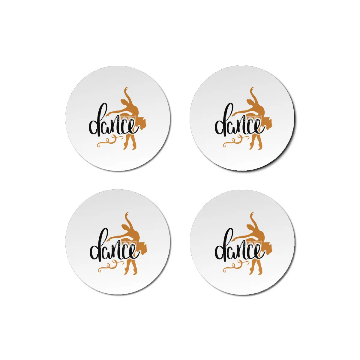 Ballet Dance Dancer Dancer Ballerina Gift Bardak Altlığı