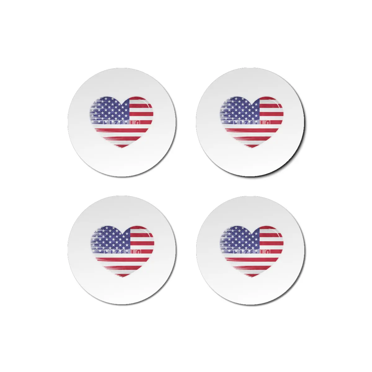 I Love America USA, My Home, My Country Bardak Altlığı