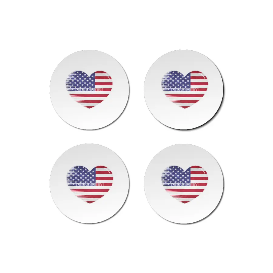 I Love America USA, My Home, My Country Bardak Altlığı