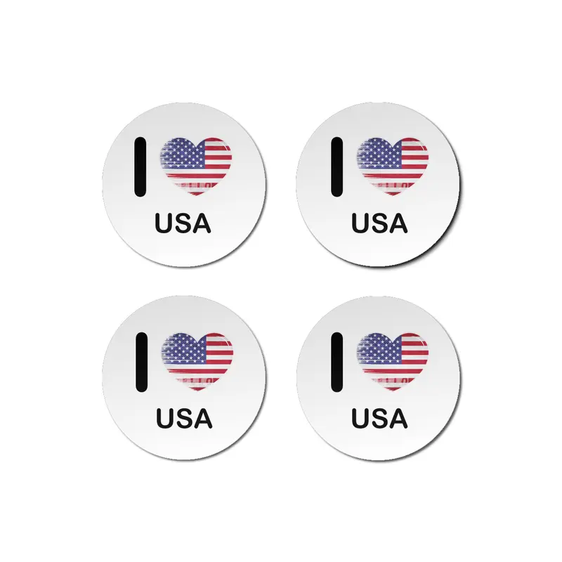 I Love America USA, My Home, My Country Bardak Altlığı