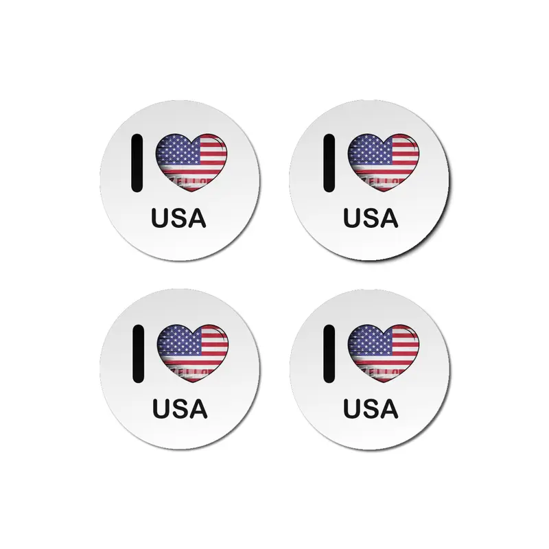 I Love America USA, My Home, My Country Bardak Altlığı