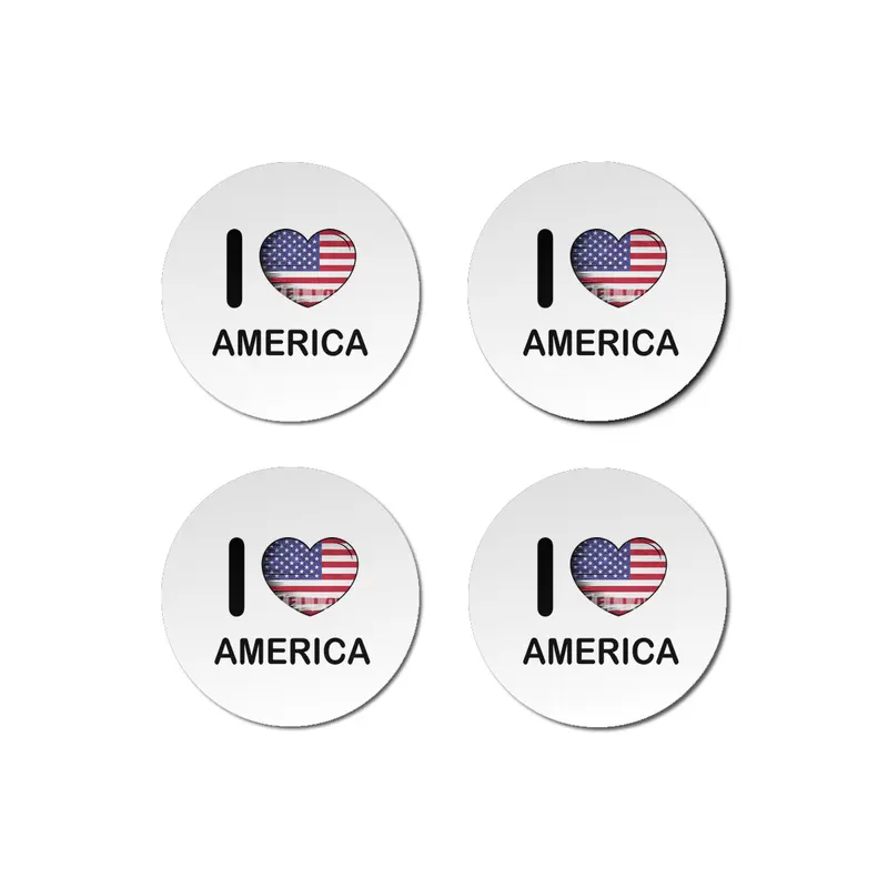 I Love America USA, My Home, My Country Bardak Altlığı