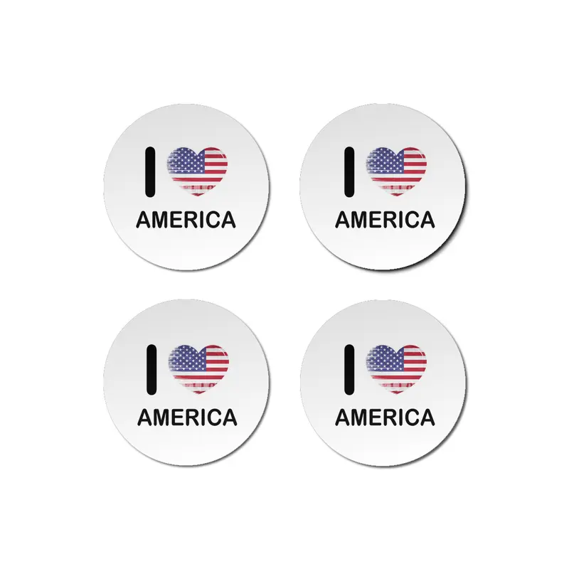 I Love America USA, My Home, My Country Bardak Altlığı