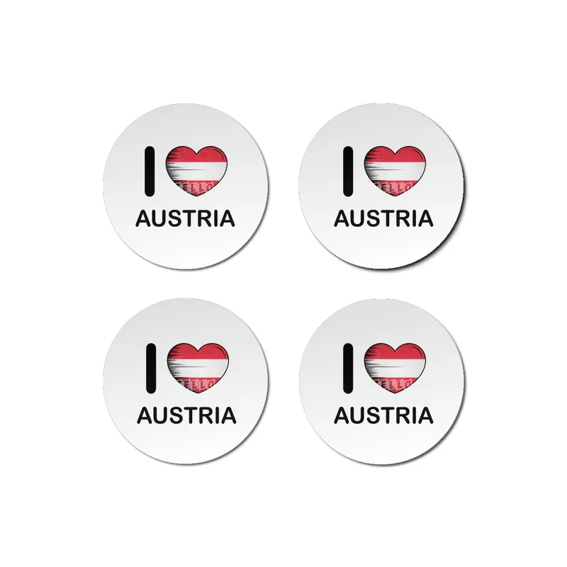 I Love Austria, My Homeland, My Country Bardak Altlığı