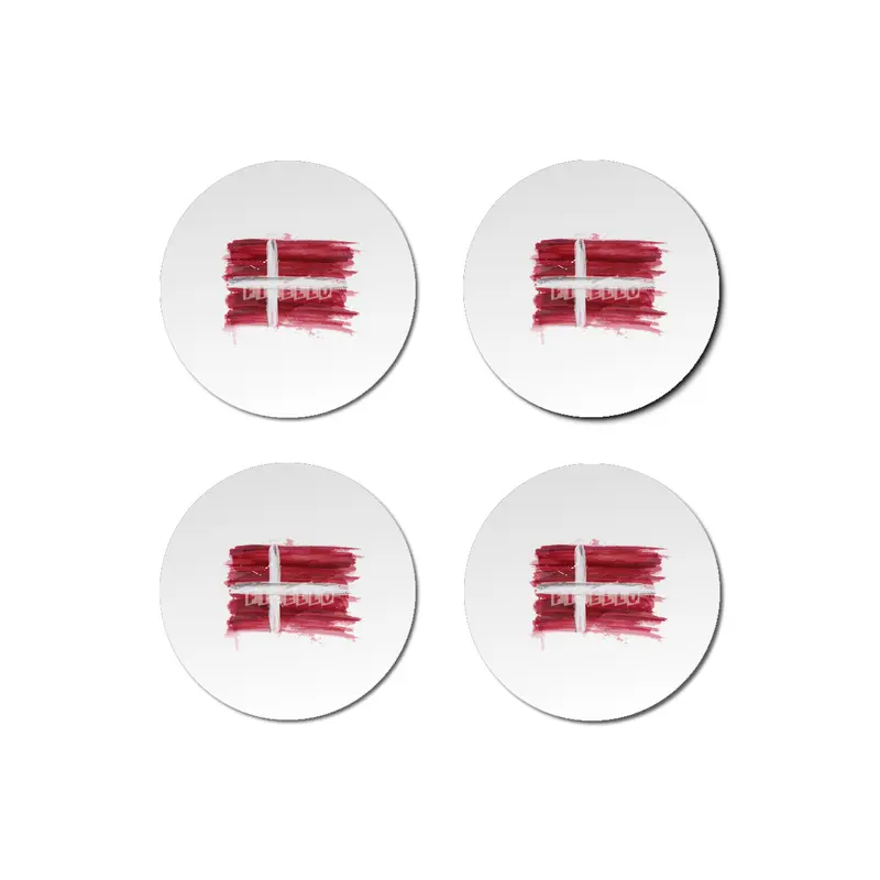 I Love Denmark, My Home, My Country Bardak Altlığı