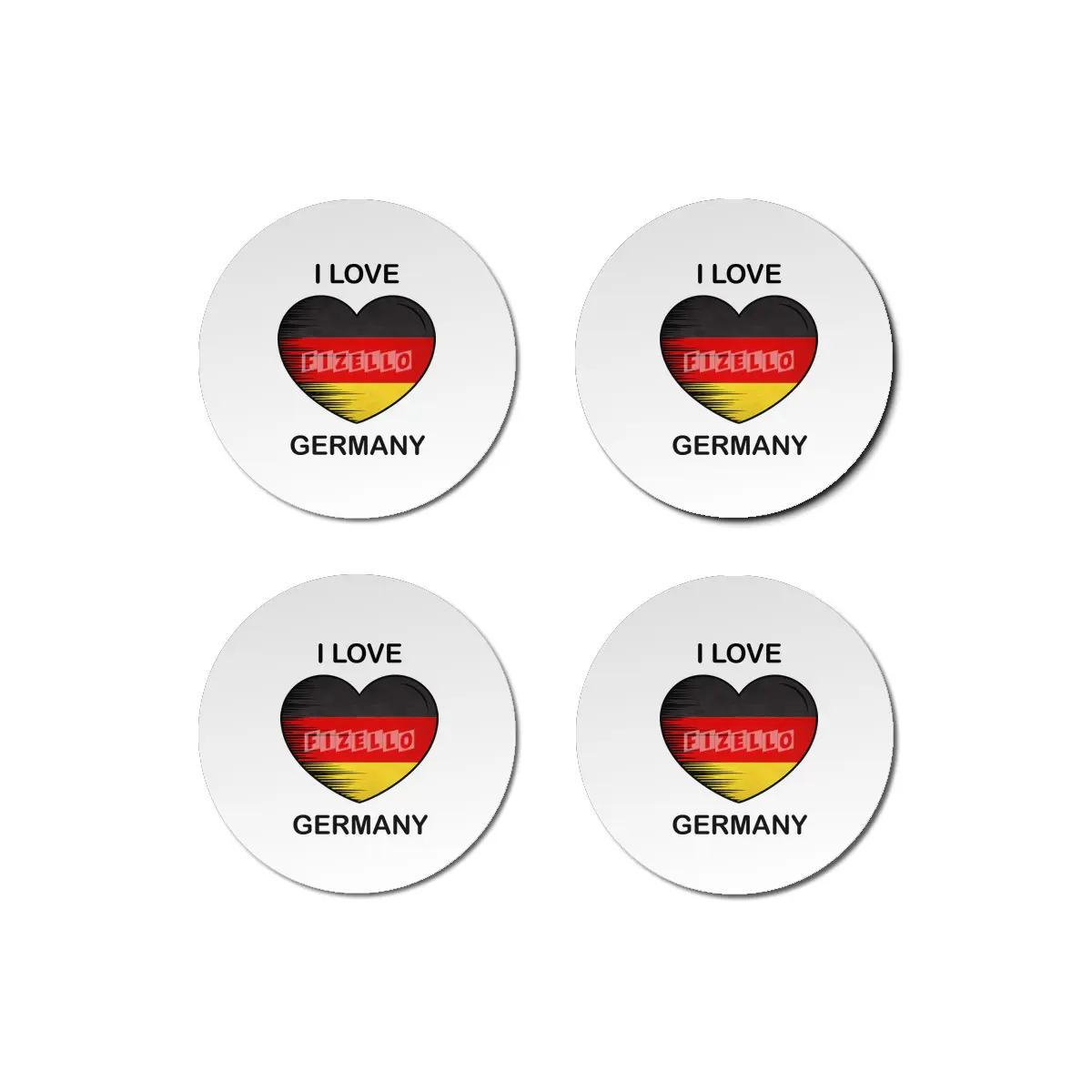 I Love Germany, My Home, My Country Bardak Altlığı