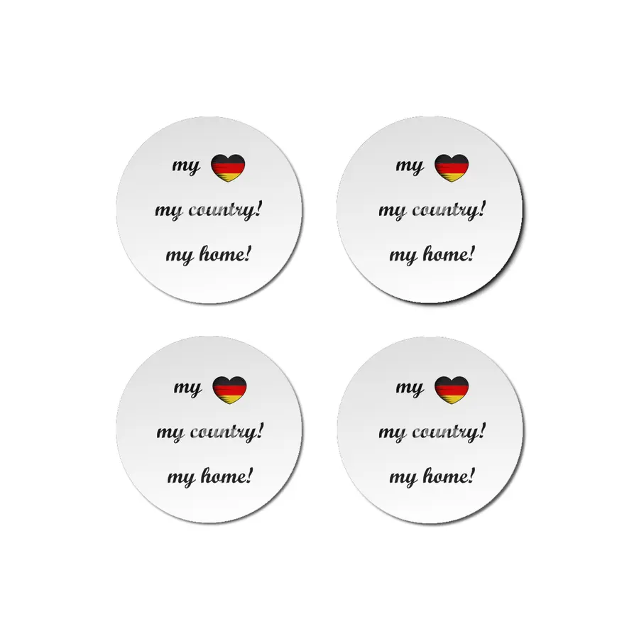 I Love Germany, My Home, My Country Bardak Altlığı