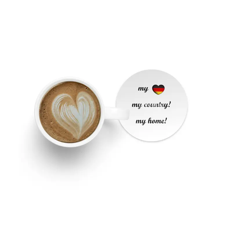 I Love Germany, My Home, My Country Bardak Altlığı