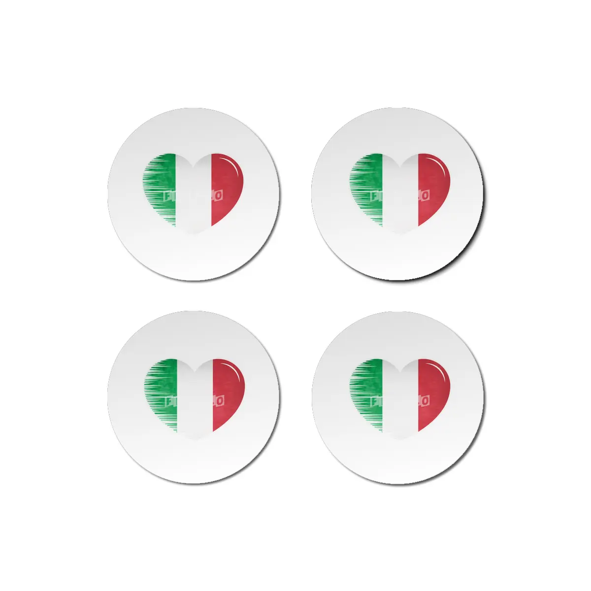 I Love Italy, My Home, My Country Bardak Altlığı