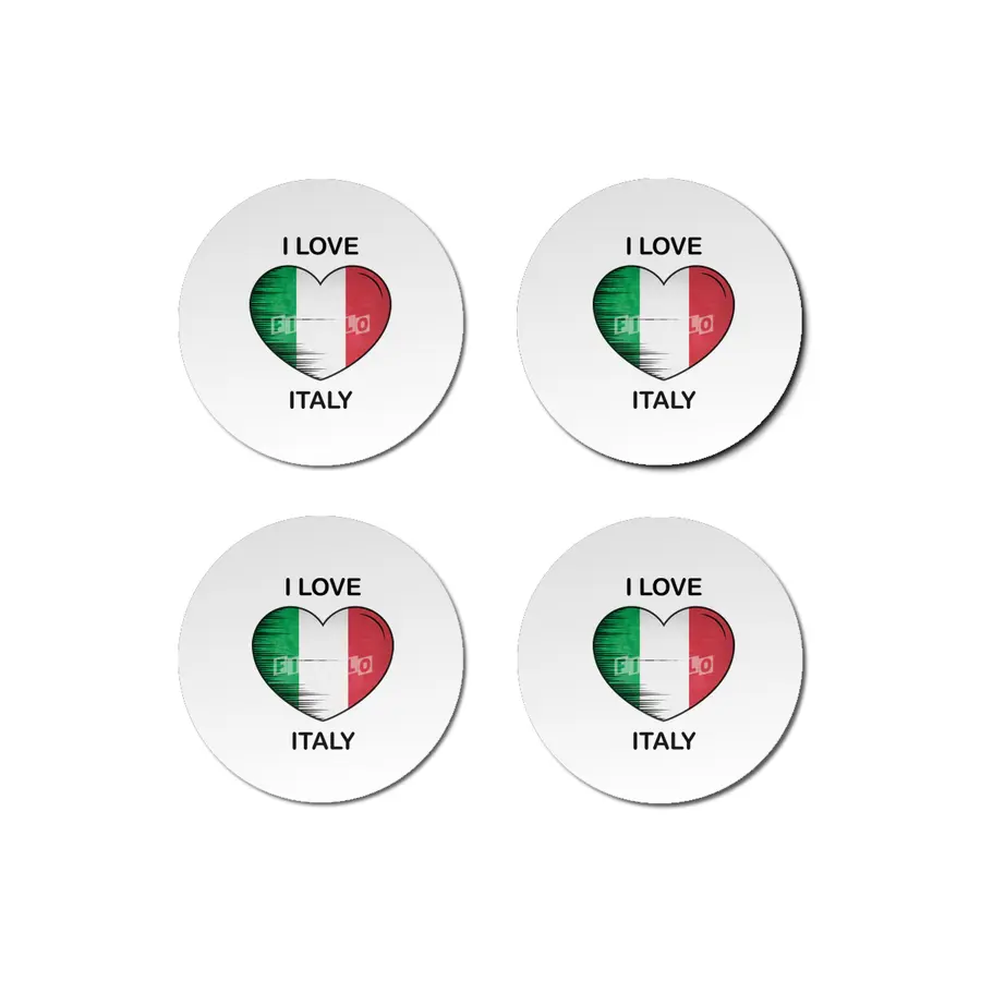 I Love Italy, My Home, My Country Bardak Altlığı