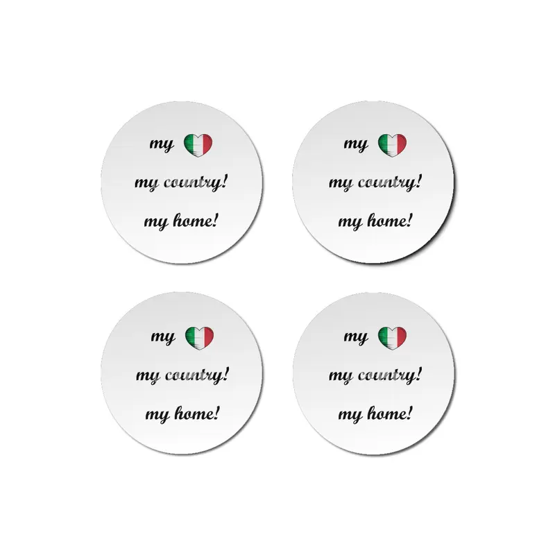 I Love Italy, My Home, My Country Bardak Altlığı