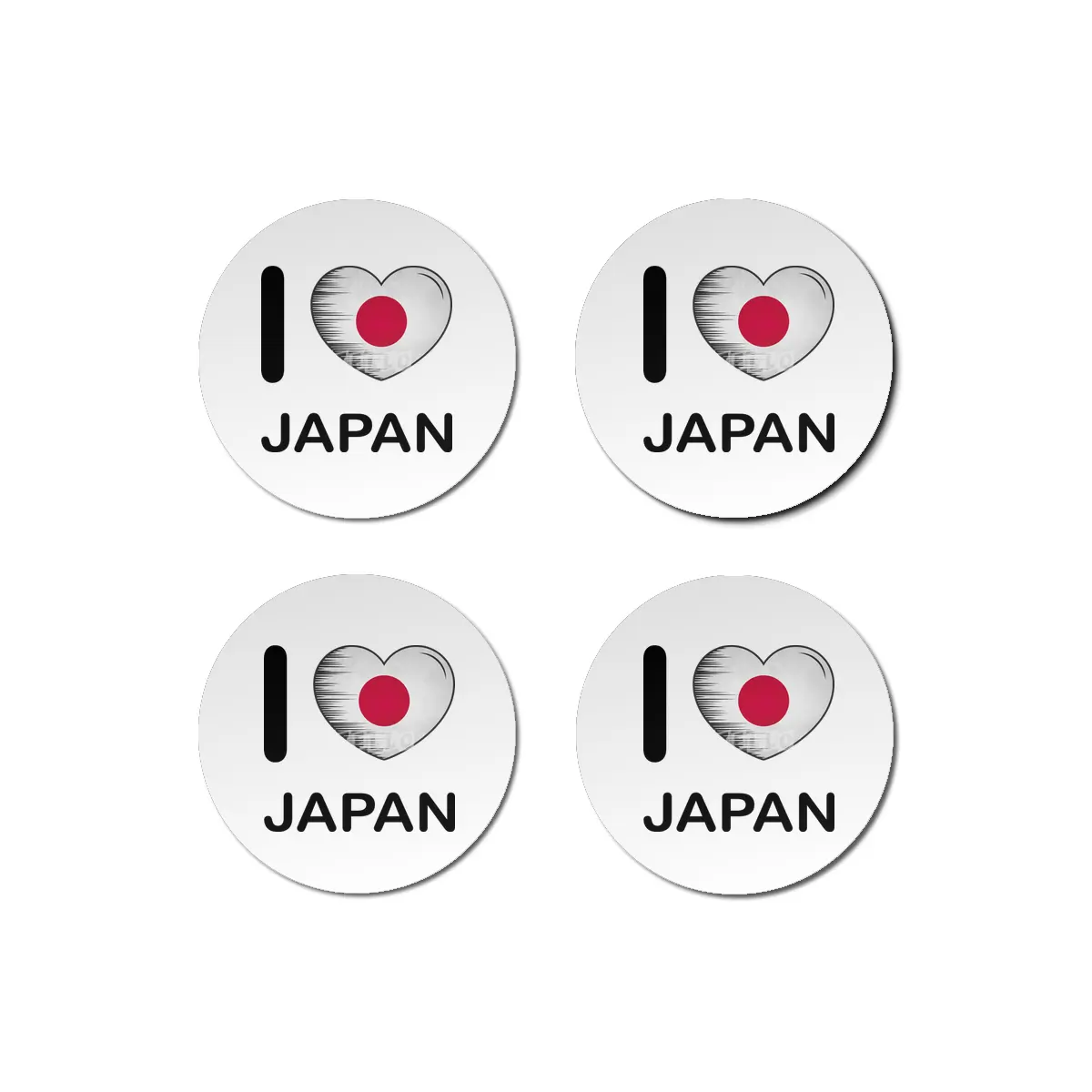 I Love Japan, My Home, My Country Bardak Altlığı