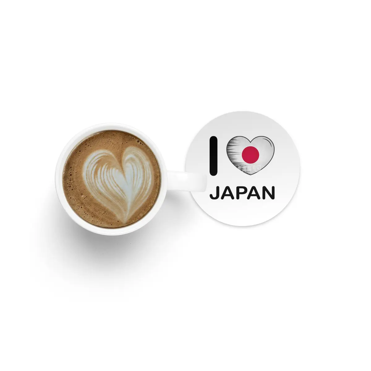 I Love Japan, My Home, My Country Bardak Altlığı