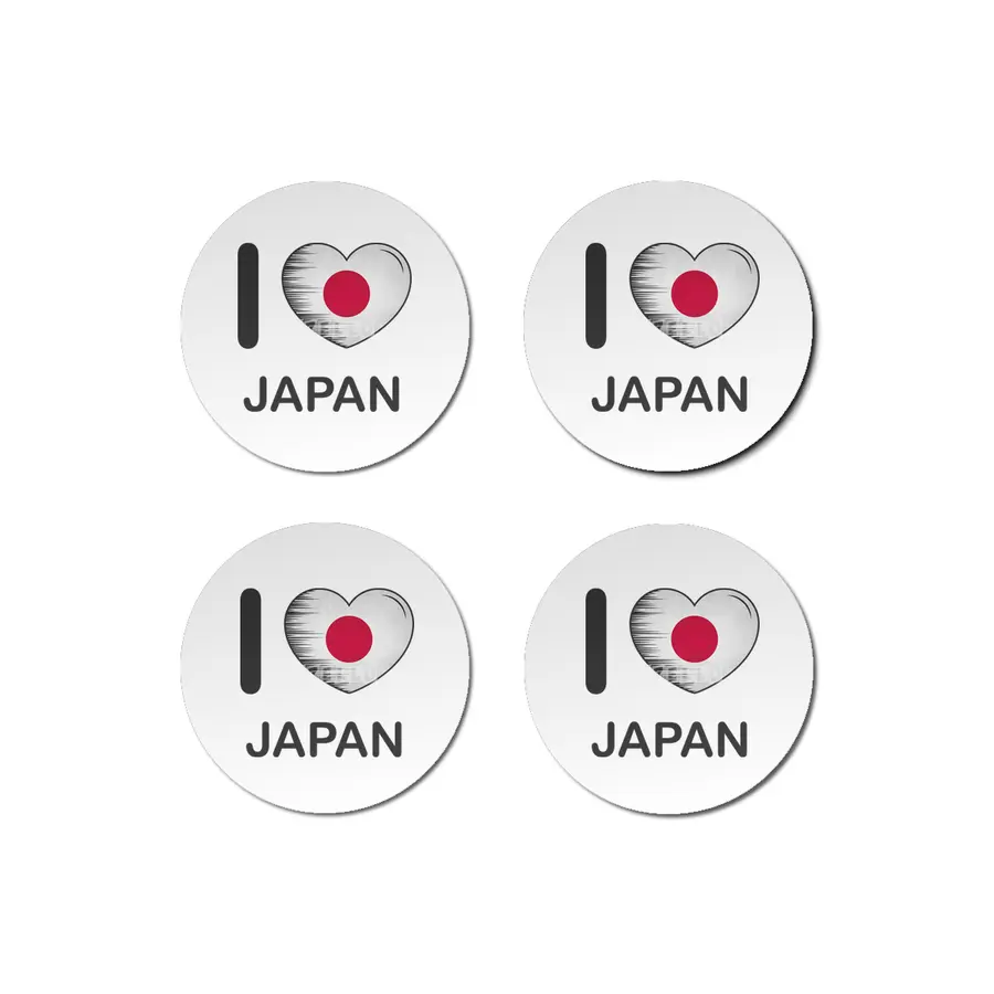 I Love Japan, My Home, My Country Bardak Altlığı