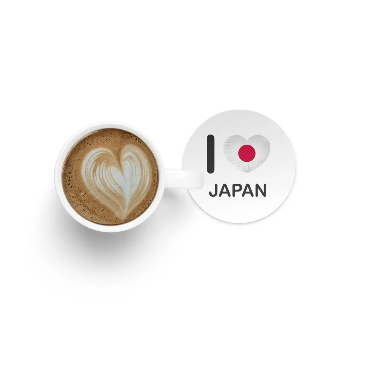 I Love Japan, My Home, My Country Bardak Altlığı