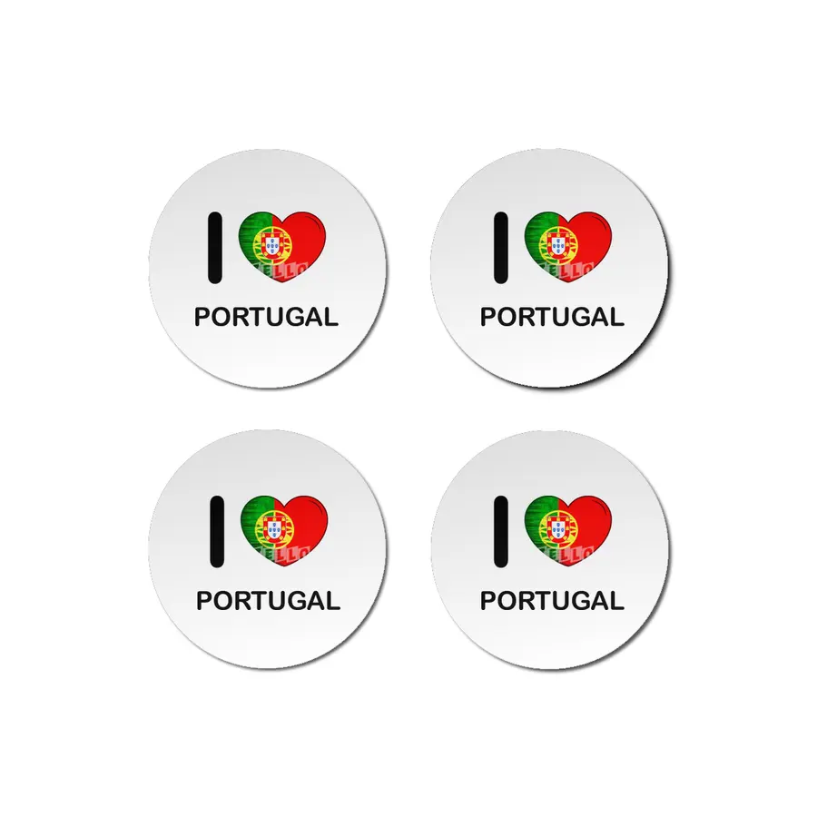 I Love Portugal, My Home, My Country Bardak Altlığı