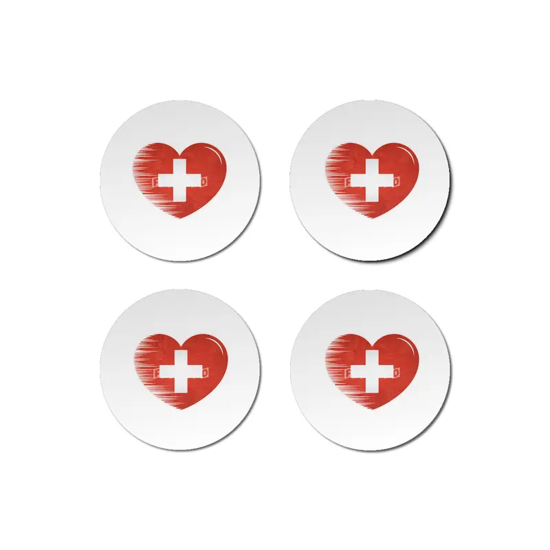 I Love Switzerland, My Home, My Country Bardak Altlığı