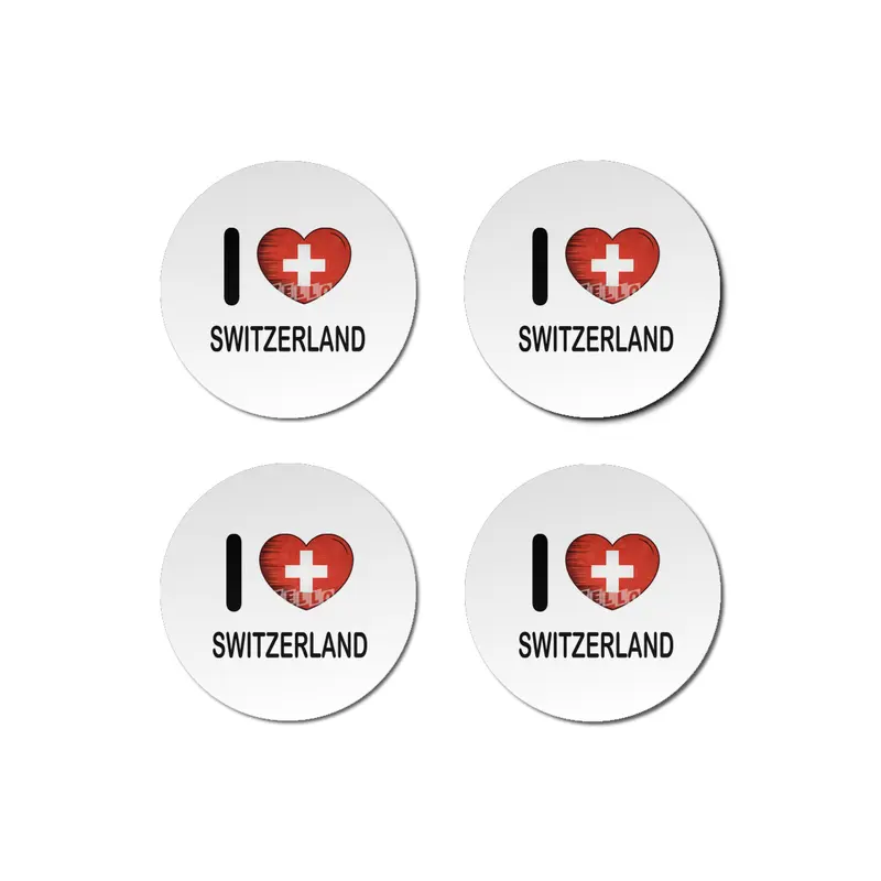 I Love Switzerland, My Home, My Country Bardak Altlığı