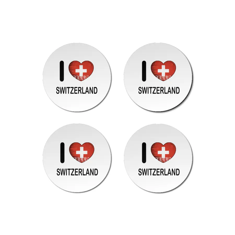 I Love Switzerland, My Home, My Country Bardak Altlığı