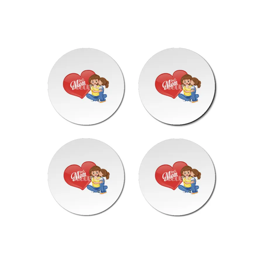 Mother's Day Gift For Best Mom On Mother's Day Bardak Altlığı