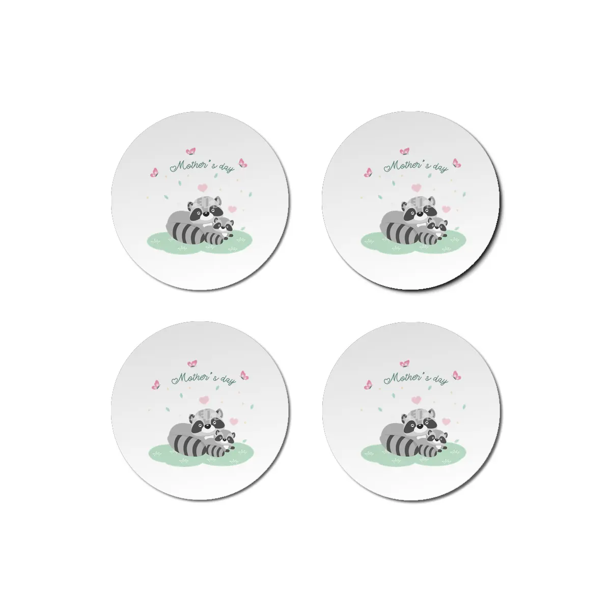 Mother's Day Gift For Best Mom On Mother's Day Bardak Altlığı