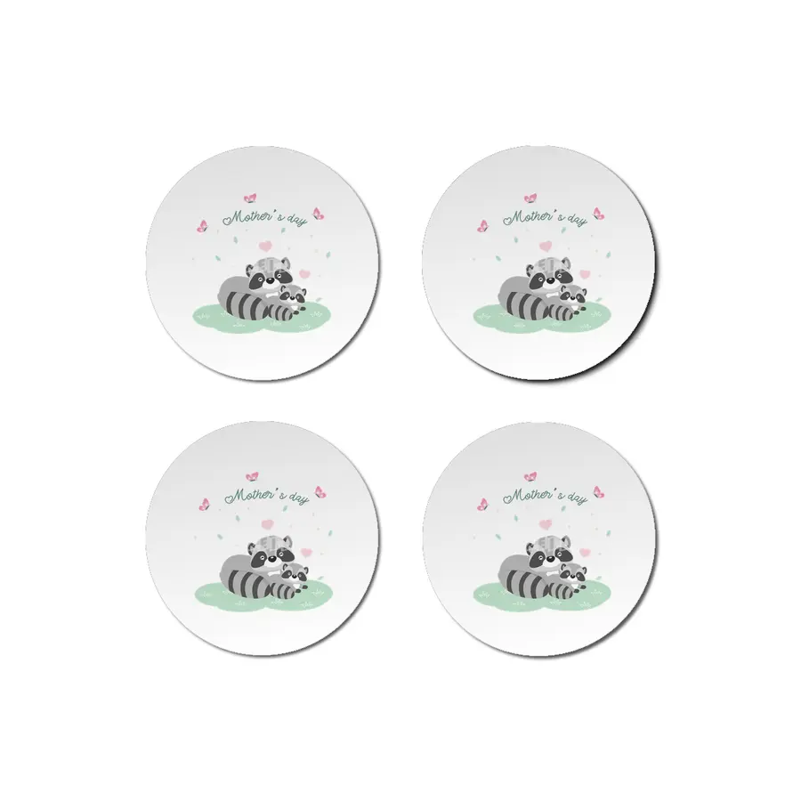 Mother's Day Gift For Best Mom On Mother's Day Bardak Altlığı