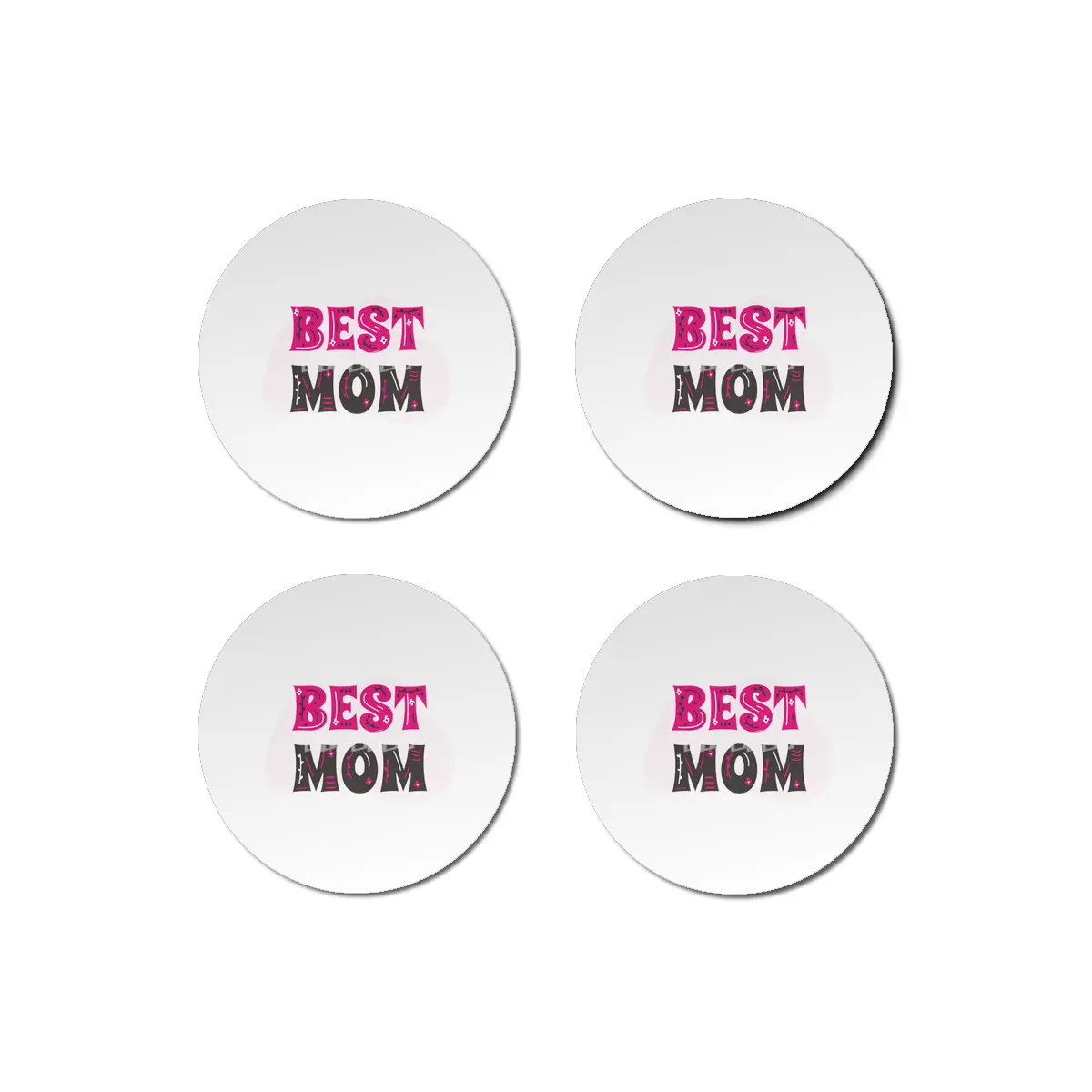 Mother's Day Gift For Best Mom On Mother's Day Bardak Altlığı