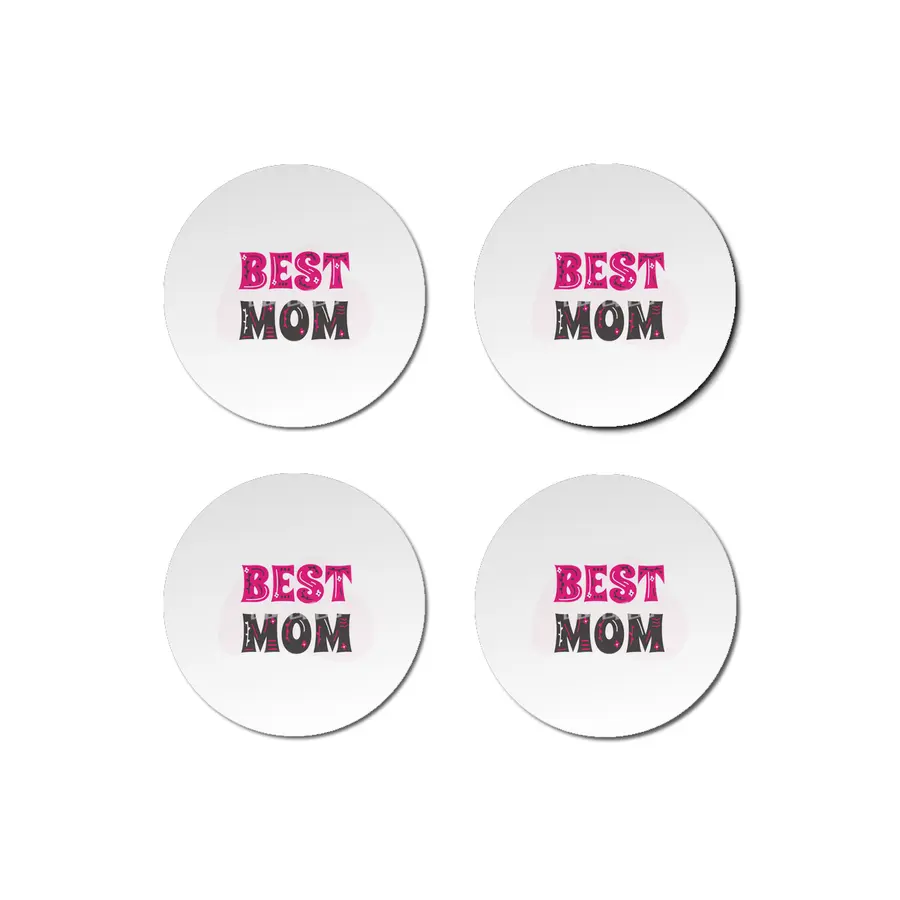 Mother's Day Gift For Best Mom On Mother's Day Bardak Altlığı