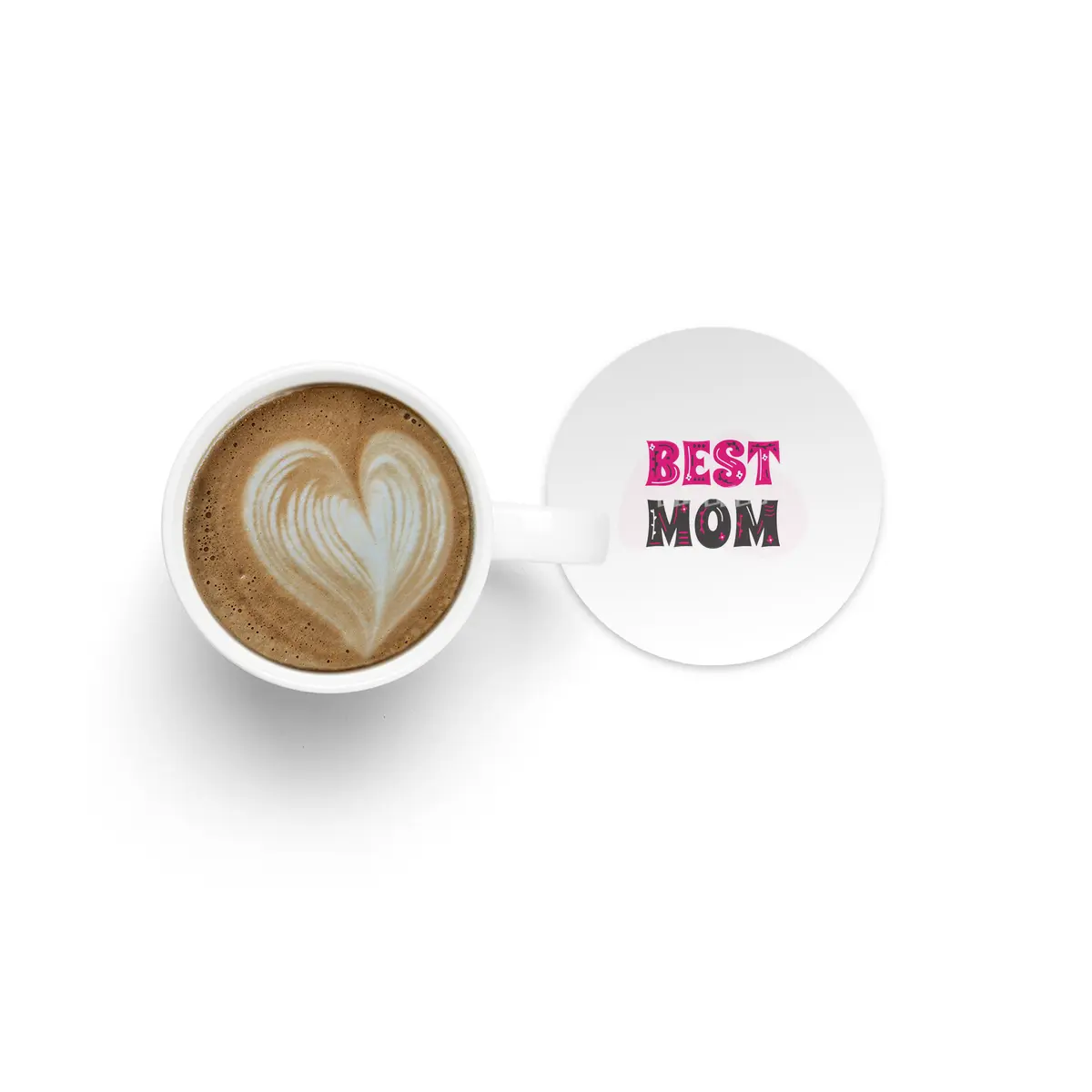 Mother's Day Gift For Best Mom On Mother's Day Bardak Altlığı