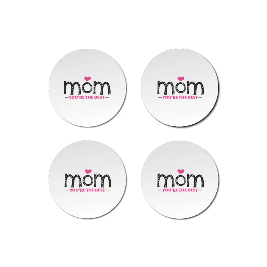 Mother's Day Gift For Best Mom On Mother's Day Bardak Altlığı