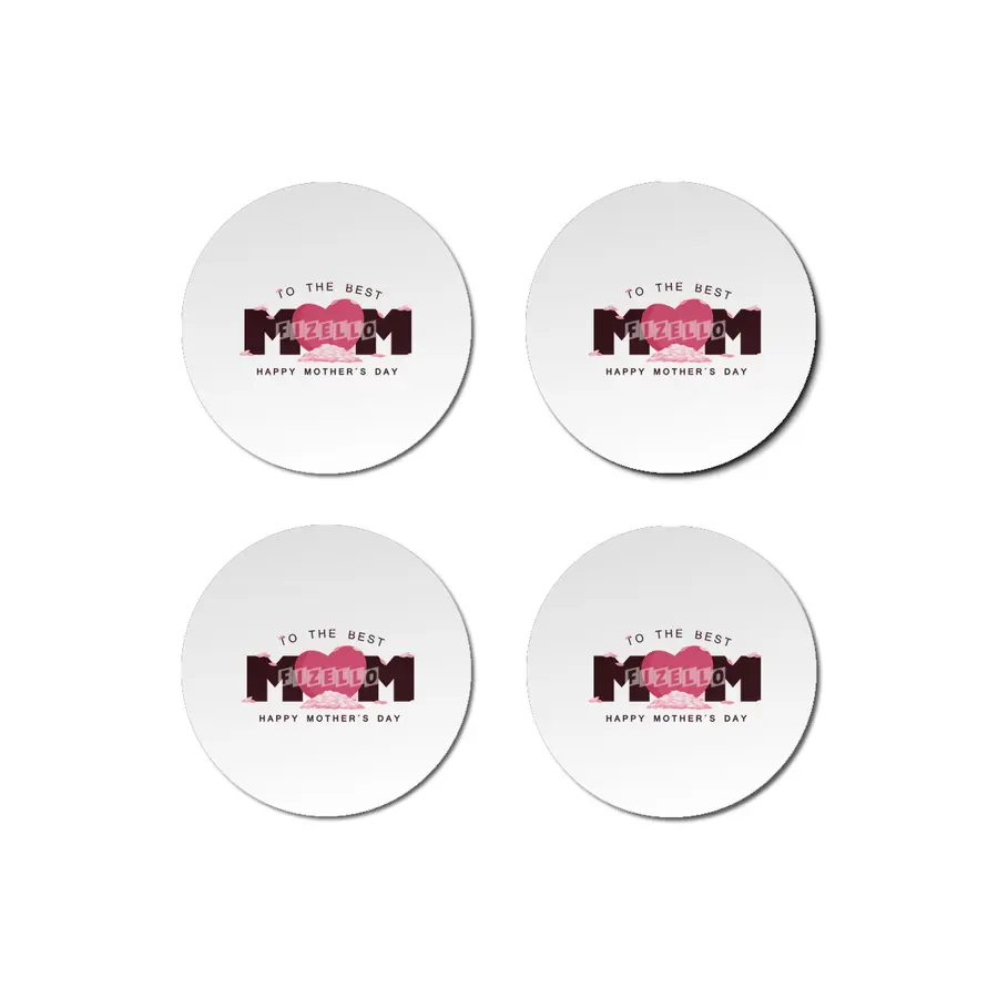 Mother's Day Gift For Best Mom On Mother's Day Bardak Altlığı